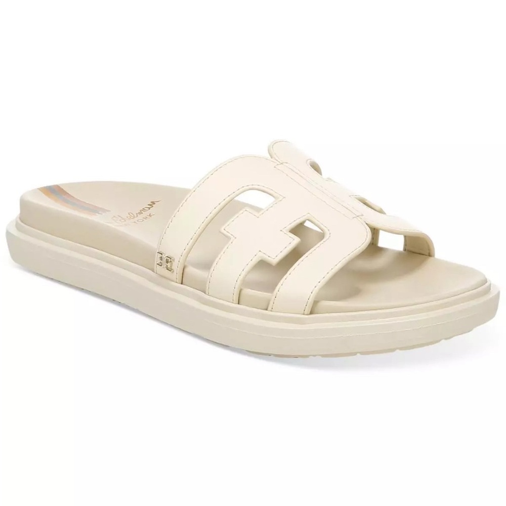 Sam Edelman Valeri Cream Slide Sandals